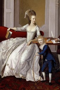 Eine Mutter und Kind, um 1780
