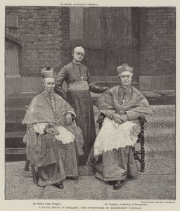 Ein päpstlicher Gesandter in England, die Investitur von Erzbischof Vaughan von English School