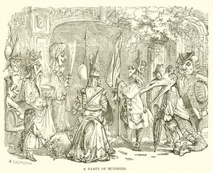 Eine Gruppe von Mummenschanz