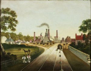 „A“ Grube, Backworth, ca. 1823-67 von English School