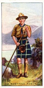 Ein schottischer Pfadfinder, 1929 von English School