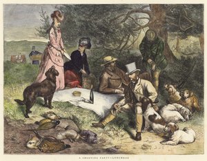 Eine Jagdgesellschaft von English School