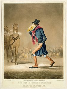 Ein Vollblut November & London Besonderheit, graviert von George Hunt, veröffentlicht von Thomas McLean, London, 1827