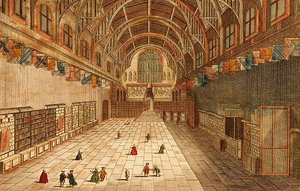 Ein Blick ins Innere der Westminster Hall von English School