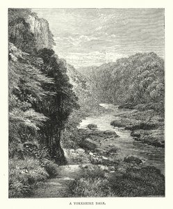 Ein Yorkshire-Tal von English School