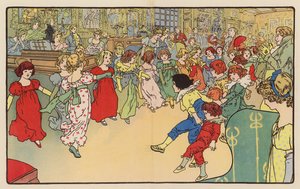 Eine Kinderparty in alten Zeiten von English School