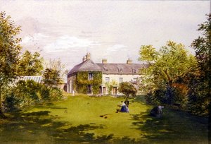 Eine Landvilla, ca. 1840