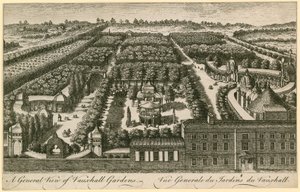 Allgemeine Ansicht der Vauxhall Gardens, London von English School