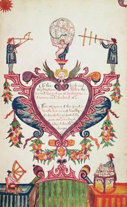 Ein Geschenk gewidmet an Karl II. von Bartholomew Sharp, um 1681