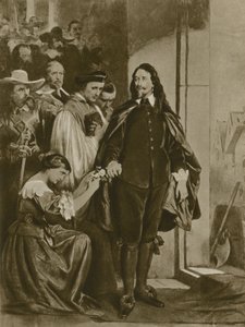 Ein König, der sich hätte retten können (Gravur) von English School