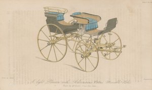 Ein leichter Phaeton mit Ackermanns patentierten beweglichen Achsen von English School