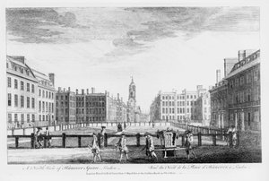 Nordansicht des Hanover Square, London