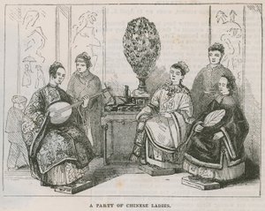 Eine Gruppe chinesischer Damen; Ein Besuch der Chinesischen Sammlung von English School