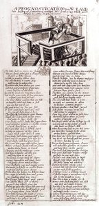 Eine Prophezeiung über W. Laud, den verstorbenen Erzbischof von Canterbury, geschrieben Ano Dom, 1641, die entsprechend eingetreten ist, 1645