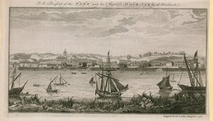 Ein Ausblick auf die Stadt und die Werft Seiner Majestät in Woolwich von English School