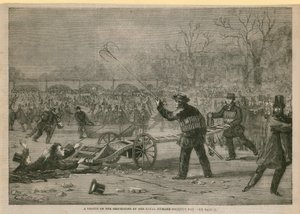 Eine Rettung auf der Serpentine durch die Männer der Royal Humane Society von English School