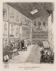 Ein Zimmer im Haus von A H Burkitt, Clapham, Surrey von English School