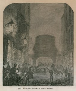 Eine Szene in der Nähe von Temple Bar von English School