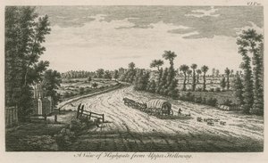 Eine Ansicht von Highgate, London, von Upper Holloway