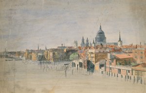 Ein Blick auf die Themse, London