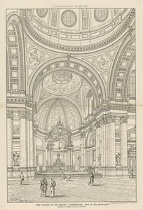 Ein Blick auf das Heiligtum in der neuen Kirche des Oratoriums von English School