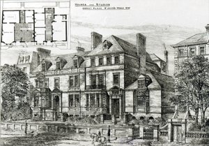 Abbey Place, St. Johns Wood, aus The Building News, 18. Januar 1878