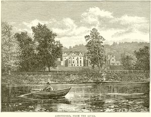 Abbotsford vom Fluss aus