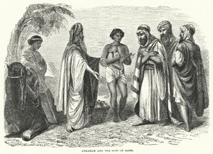 Abraham und die Söhne Heths (Gravur)