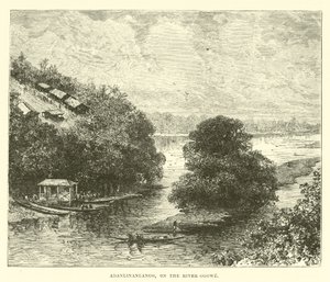 Adanlinanlango, am Fluss Ogowe