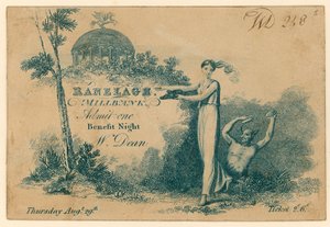 Eintrittskarte zu den Ranelagh Gardens, Millbank, London
