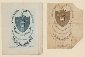 Eintrittskarten für den Prozess von Warren Hastings von English School