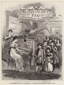Werbung, Brinsmead Pianos von English School