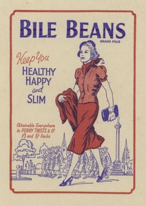 Werbung für Bile Beans von English School