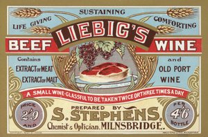 Werbung für Liebigs Beef Wine