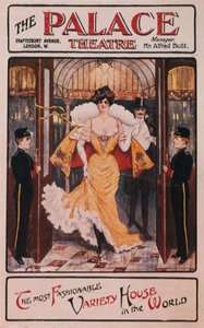 Werbung für das Palace Theatre von English School