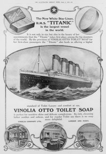 Werbung für Vinolia Otto Toilettenseife, wie auf der 