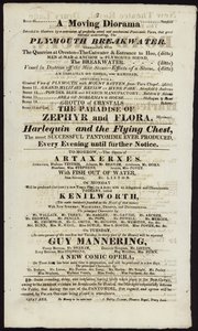 Werbung für eine Aufführung im New Theatre Royal von English School