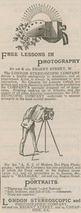 Werbung für die London Stereoscopic and Photographic Company