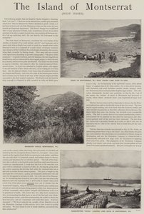 Werbung, die Insel Montserrat, Westindien von English School