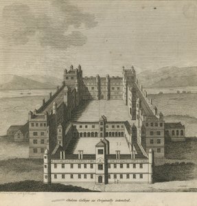 Luftaufnahme des Chelsea College von English School