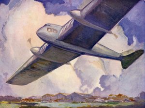 Flugzeug der Zukunft von English School