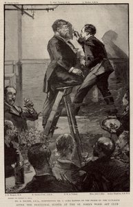 Nach dem Eröffnungsessen im St. Johns Wood Art Club von English School