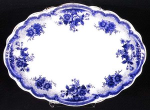 Albertoli-Muster Staffordshire-Teller, ca. 1860 (Keramik)