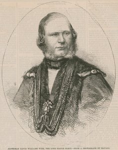Alderman David Williams Wire, der gewählte Lord Mayor