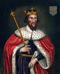 Alfred der Große (849-99), nach einem Gemälde in der Bodleian Gallery