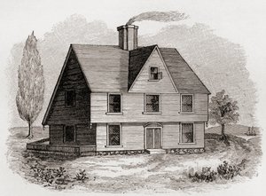 Allyn House, New Plymouth, Nordamerika, aus 