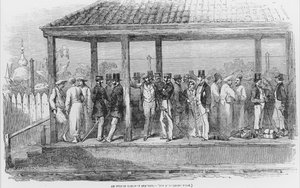 Ein indischer Bahnhof, 1854