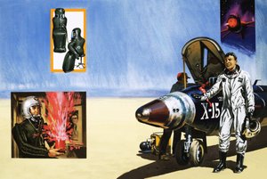 Ein X-15-Pilot atmet die Wüstenluft