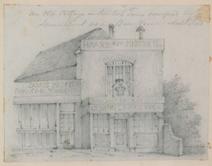 Ein altes Cottage in Kentish Town