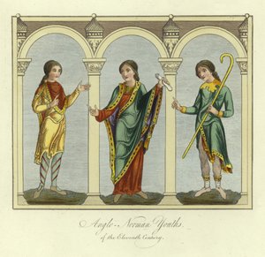 Anglo-normannische Jugendliche des 11. Jahrhunderts von English School